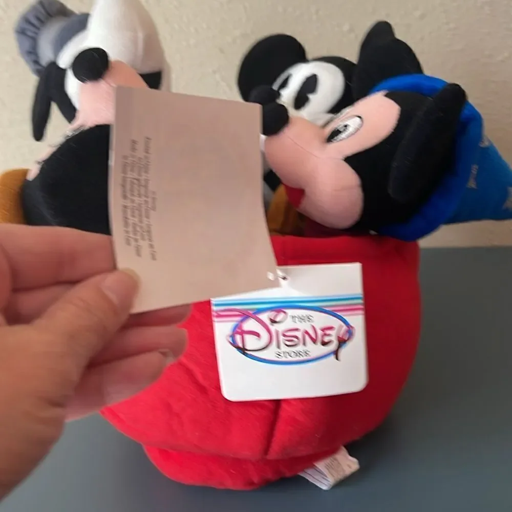 DISNEY Mickey Mouse 70 Happy Years Bean Bag Plush *NEW*